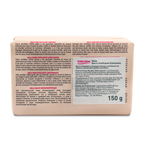 Topicrem - Barra Exfolia, Aclara y unifica el tono de tu piel  - 150 gr